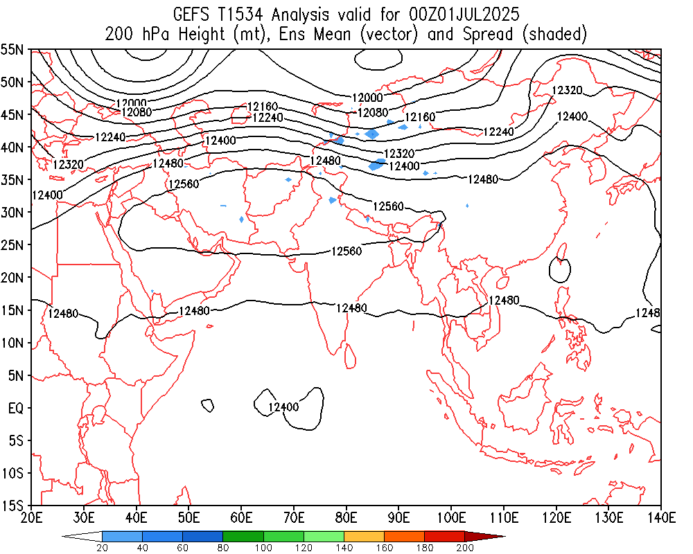 Geopotential 200 hPa