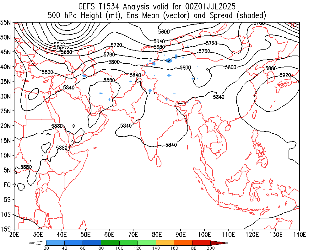 Geopotential 500 hPa