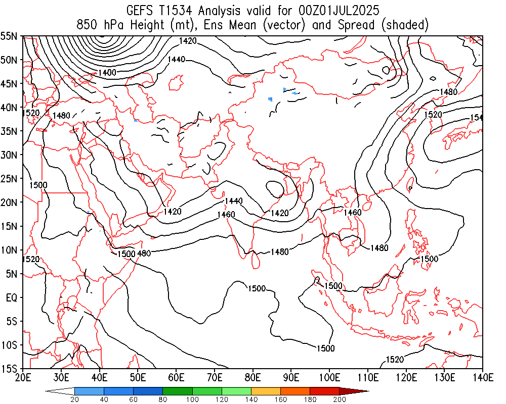 Geopotential 800 hPa