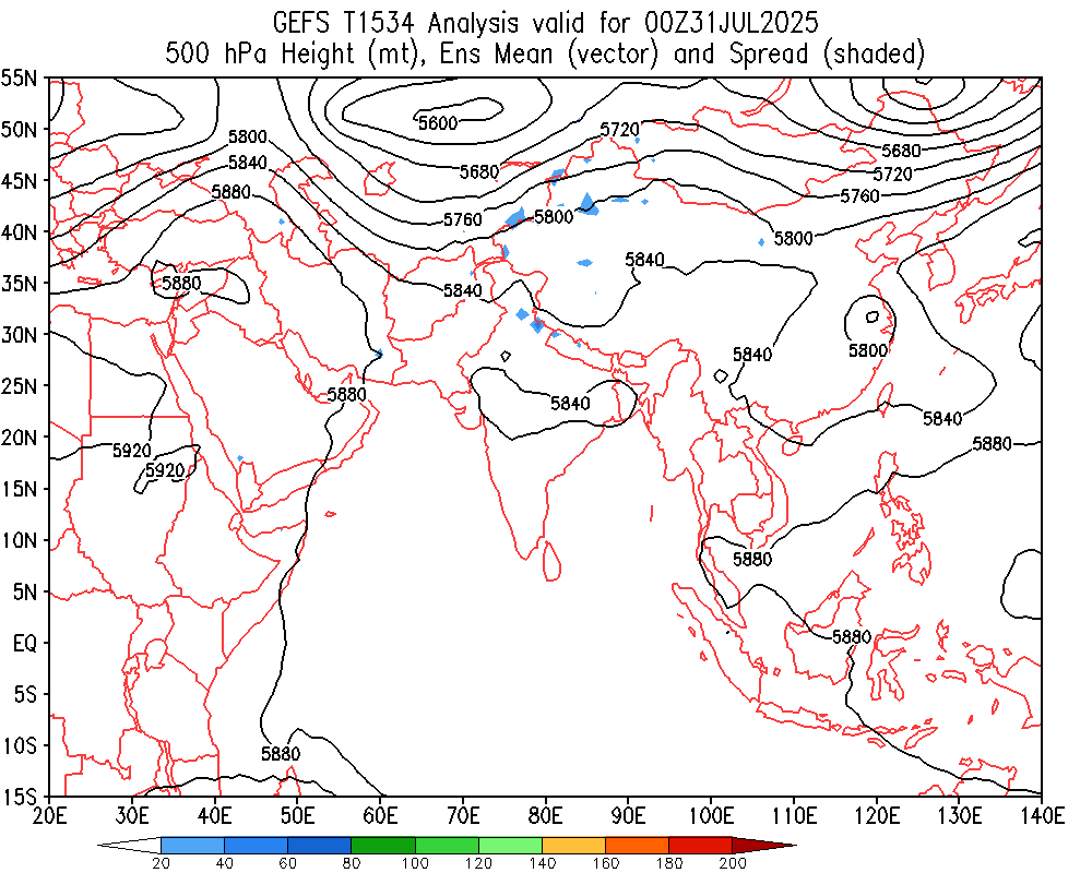 Geopotential 500 hPa