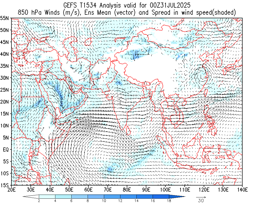 Winds 850 hPa