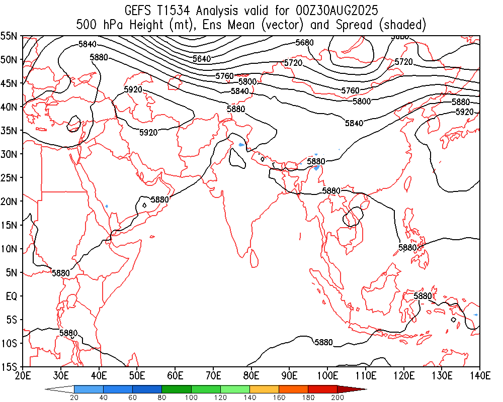 Geopotential 500 hPa