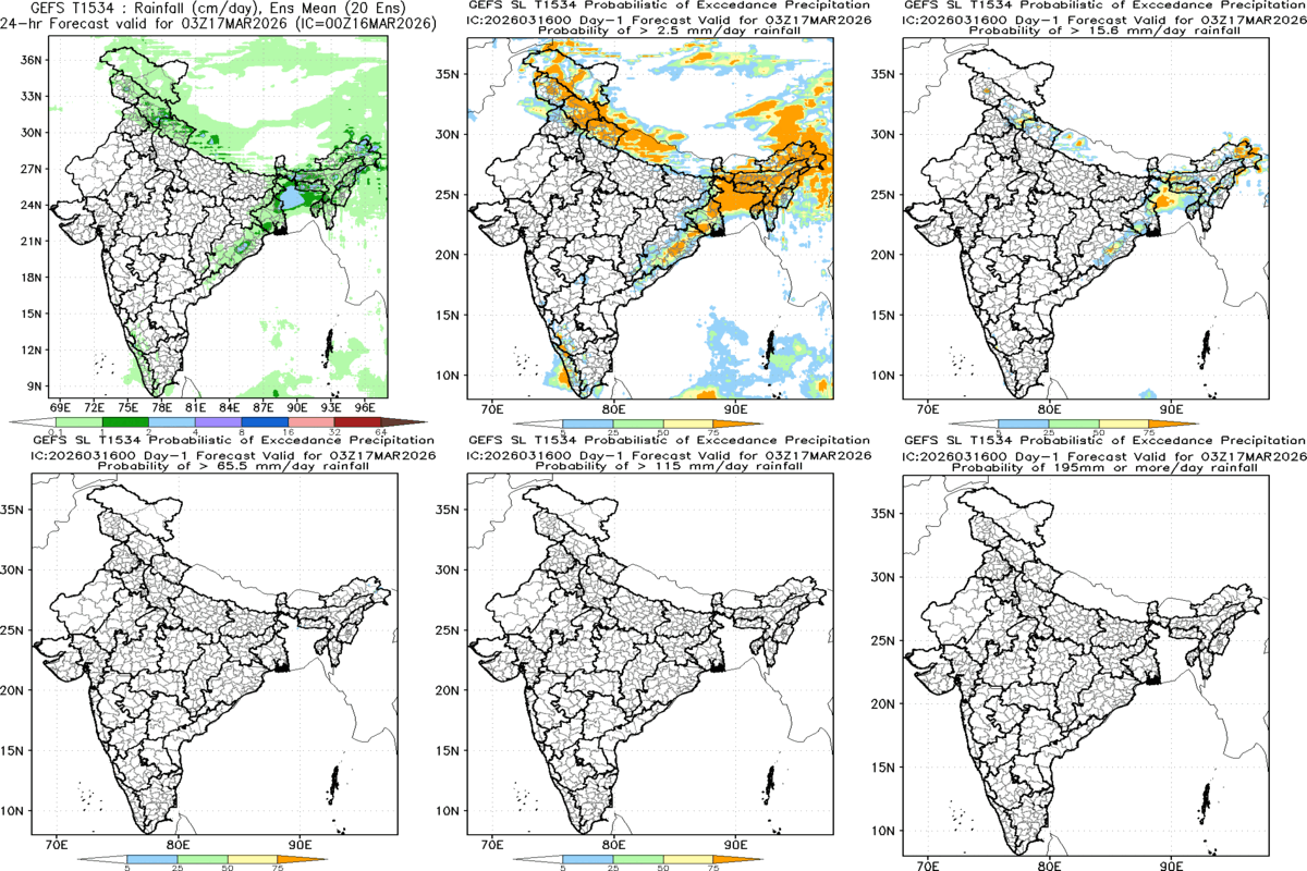 Probabilistic Rainfall