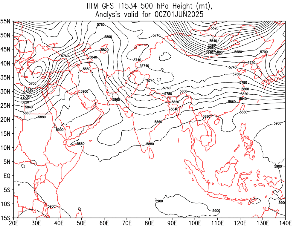 Geopotential 500 hPa