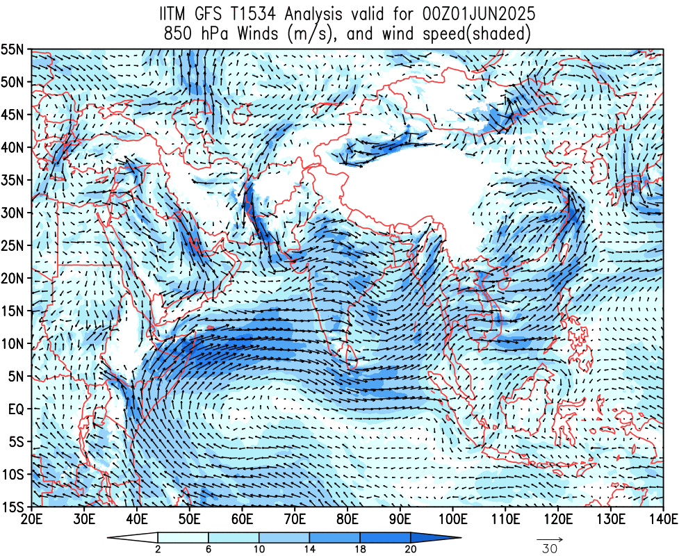 Winds 850 hPa