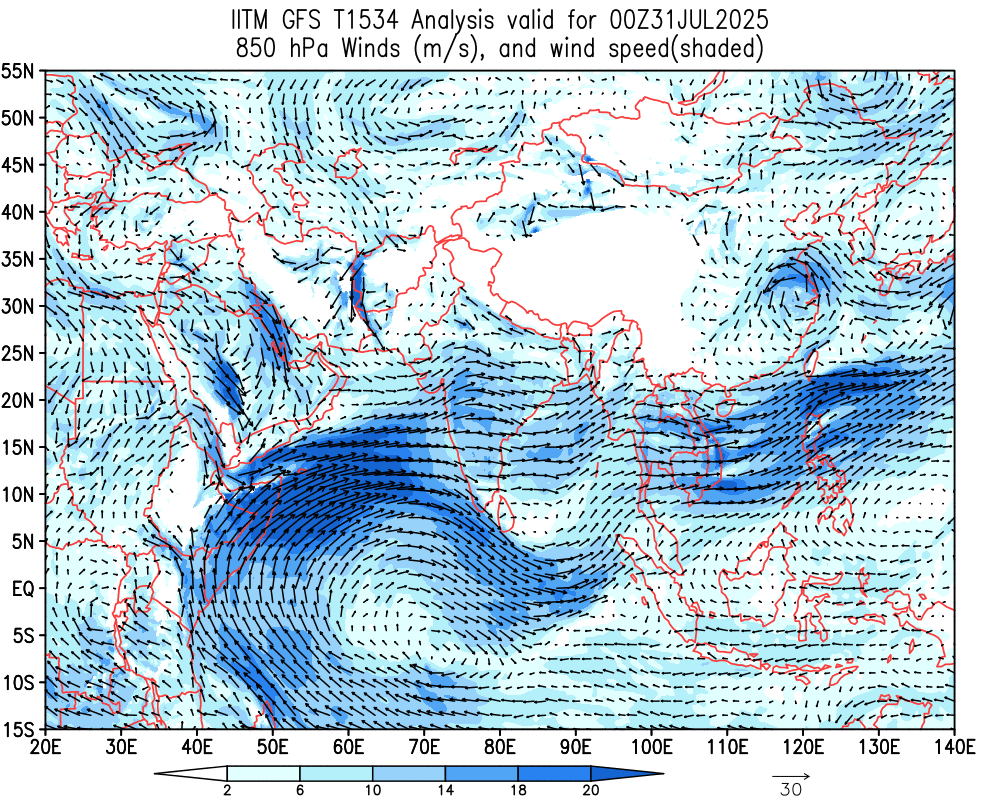 Winds 850 hPa