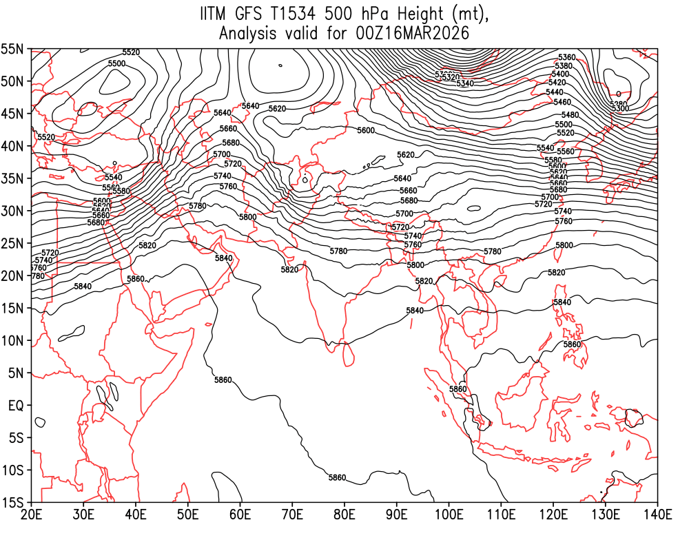 Geopotential 500 hPa