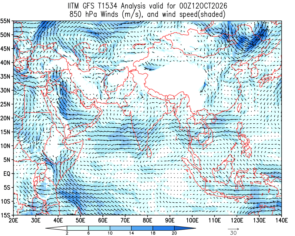 Winds 850 hPa