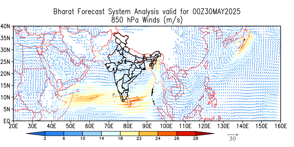 Winds 850 hPa
