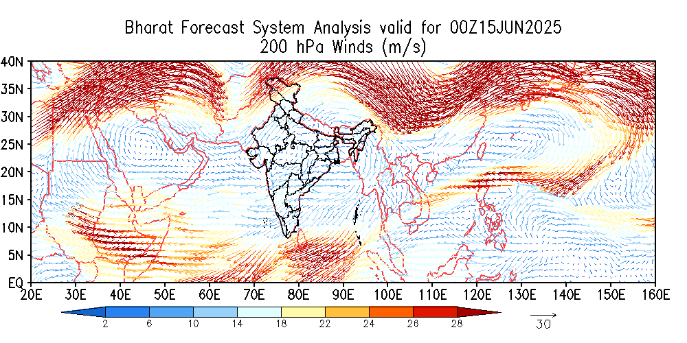 Winds 200 hPa