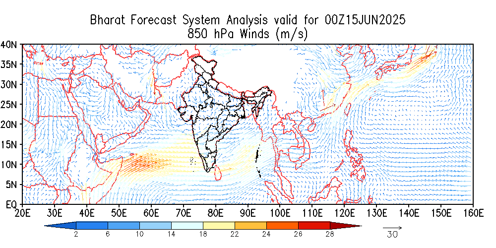 Winds 850 hPa