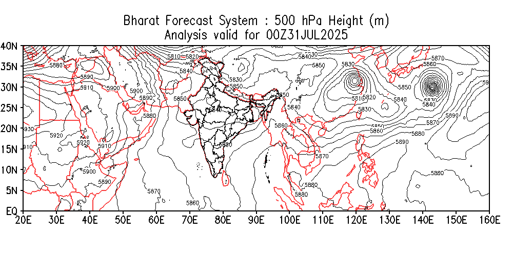 Geopotential 500 hPa