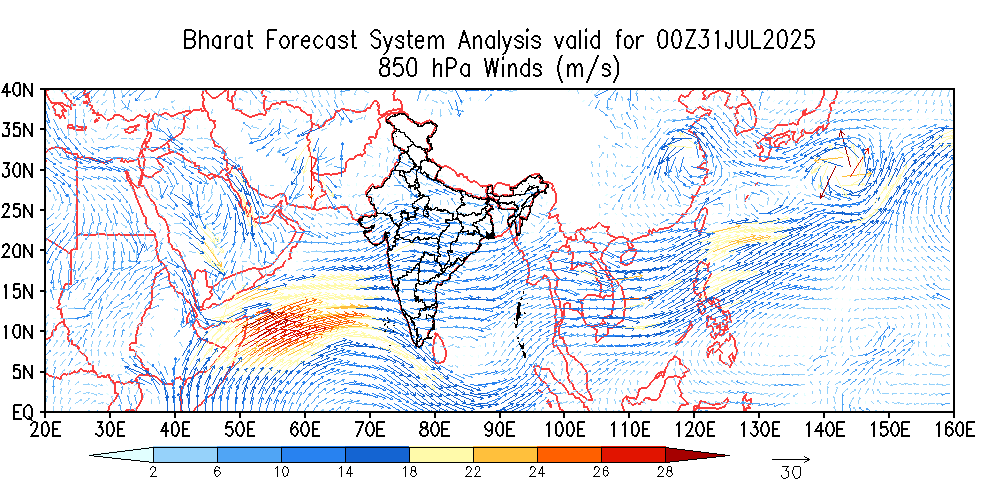 Winds 850 hPa
