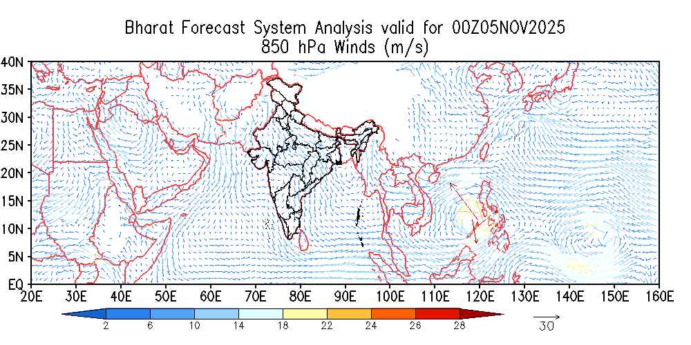 Winds 850 hPa