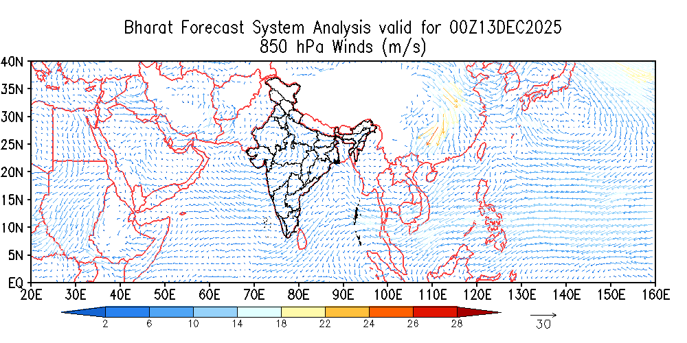 Winds 850 hPa