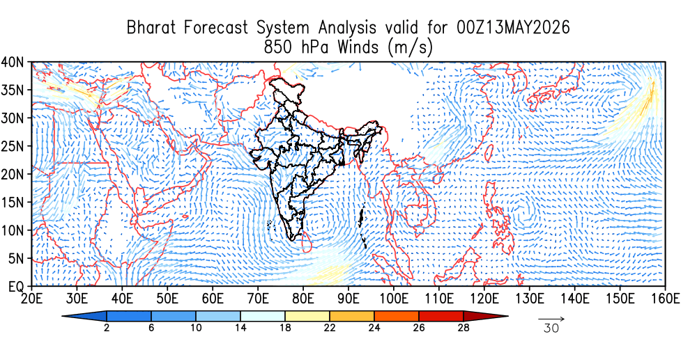 Winds 850 hPa