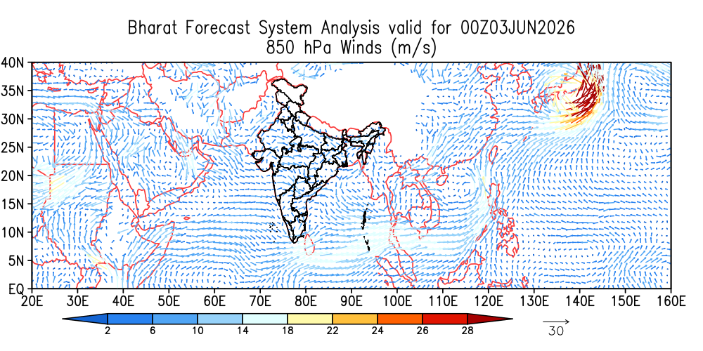 Winds 850 hPa