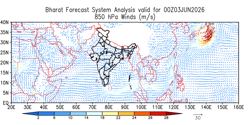 Winds 850 hPa