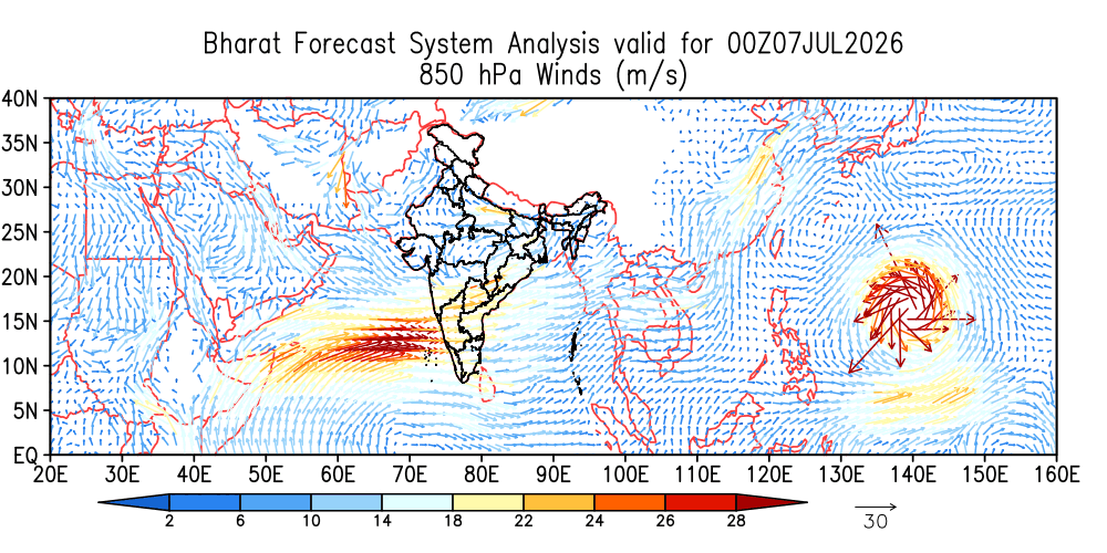 Winds 850 hPa
