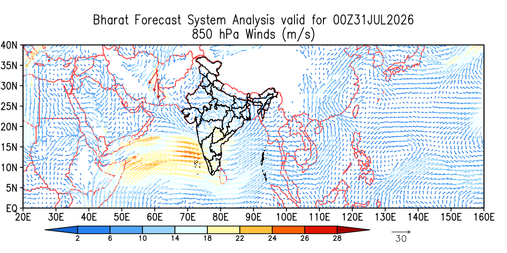Winds 850 hPa