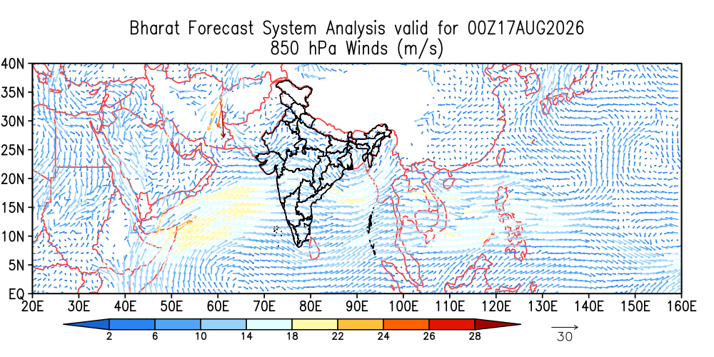 Winds 850 hPa