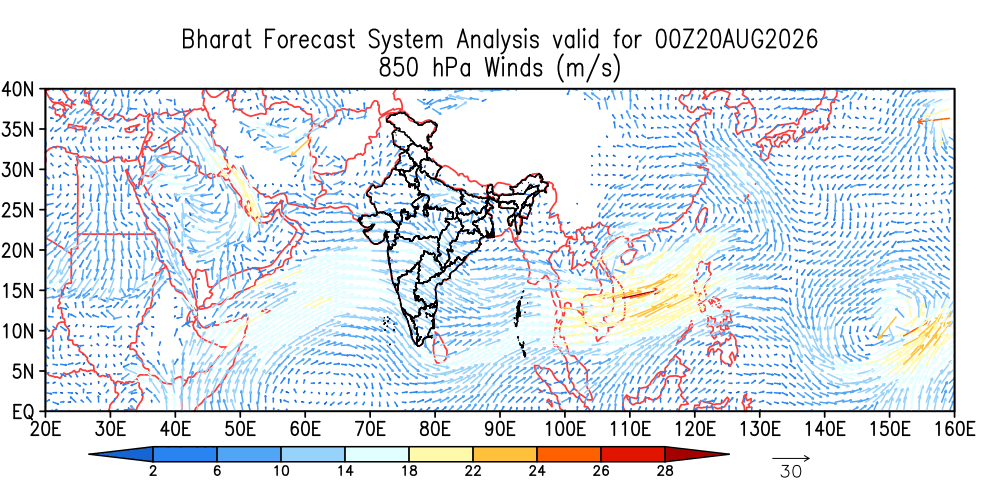 Winds 850 hPa