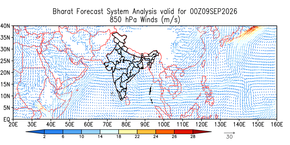 Winds 850 hPa