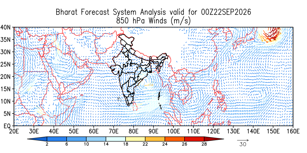 Winds 850 hPa