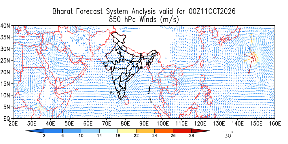 Winds 850 hPa