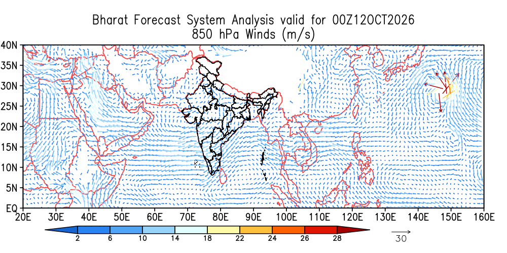 Winds 850 hPa